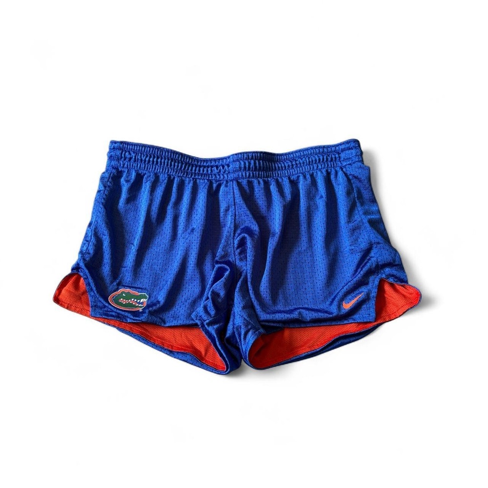 Nike size Medium Florida Gators women's shorts Y2K blue and orange